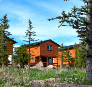 Luxury 2 story mountain cabins at Dutch John Resort 