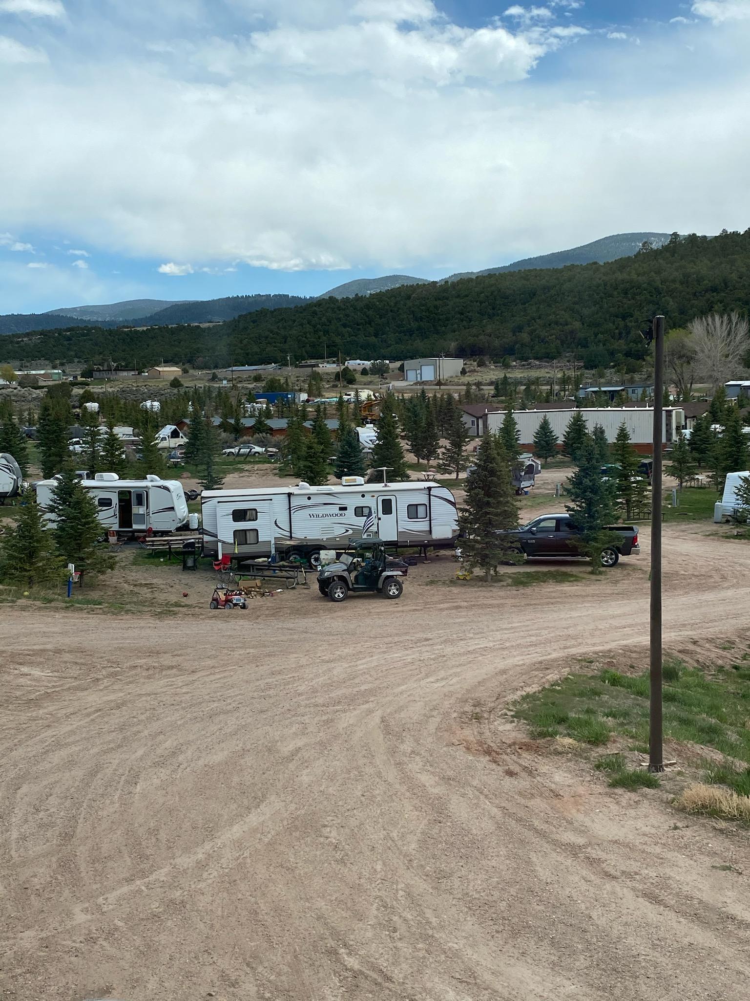 crew enjoying rafting in the river with trees in the background