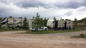 Dutch John Resort Rv-Park Campers, Trailers, motorhomes, tents in seperate campground area.