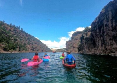 Green River/Flaming Gorge Lake Kayaks Available For Rent At Dutch John Resort.