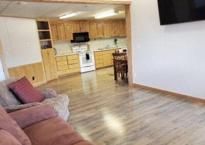 interior of one of the cabins