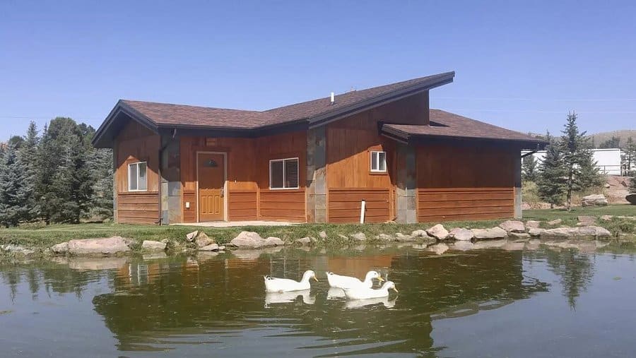 beautiful luxury cabin