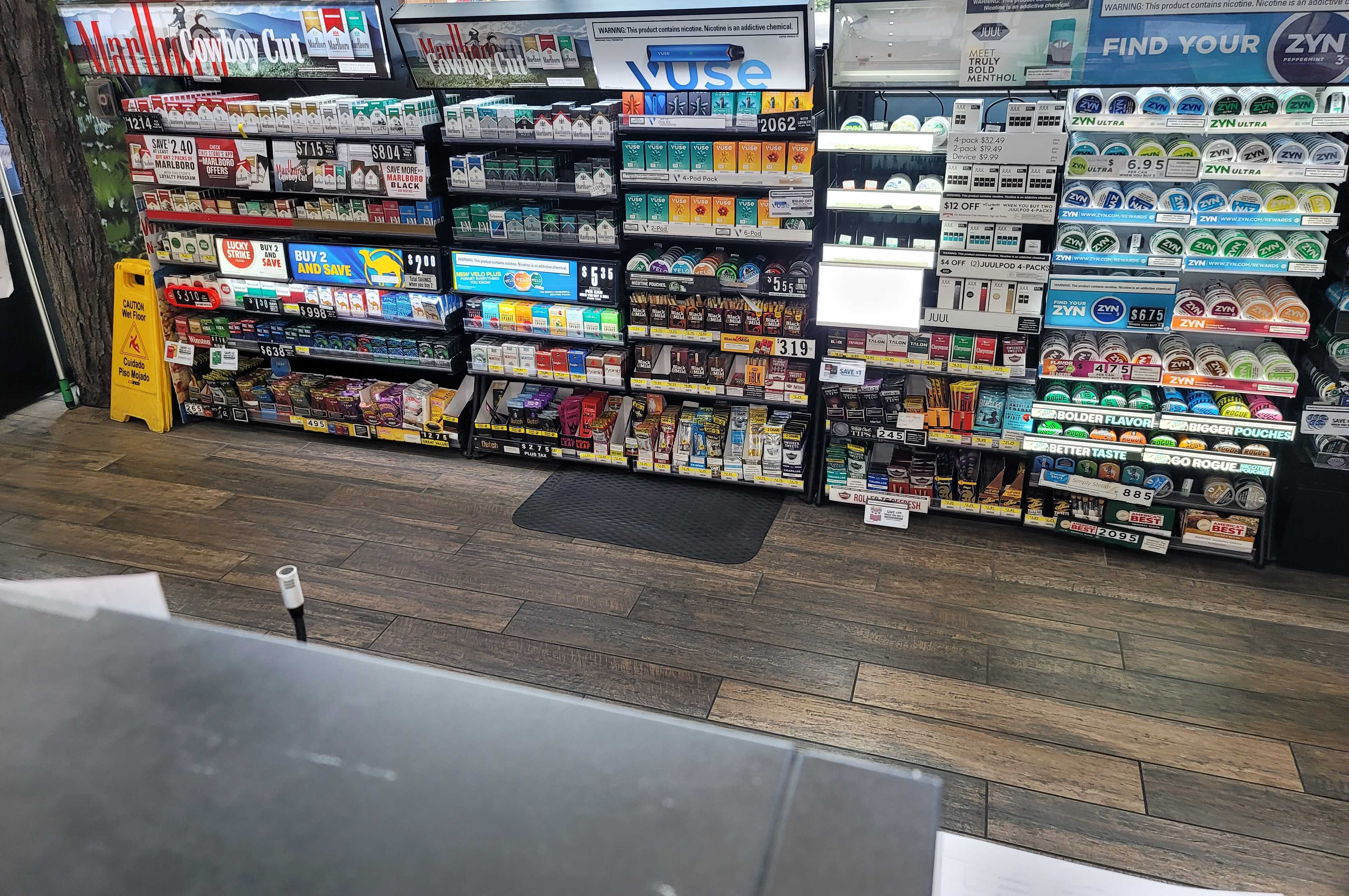 Convenience store and gas station at Dutch John Resort in Flaming Gorge Utah